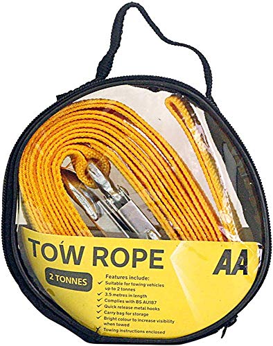 AA Heavy-Duty 5060114616189 Strap-Style Tow Rope 2 tonnes