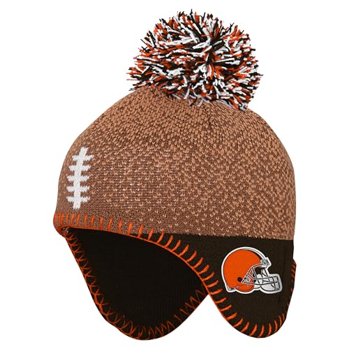 Image of Outerstuff Infant NFL Football Head Knit Hat with Pom