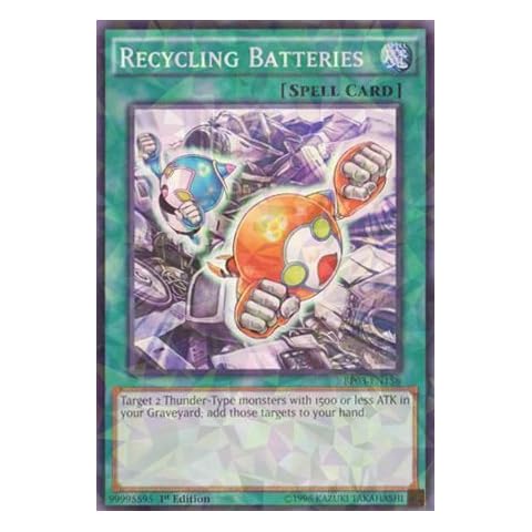 YU-GI-OH! Recycling Batteries Shatterfoil Card Cover