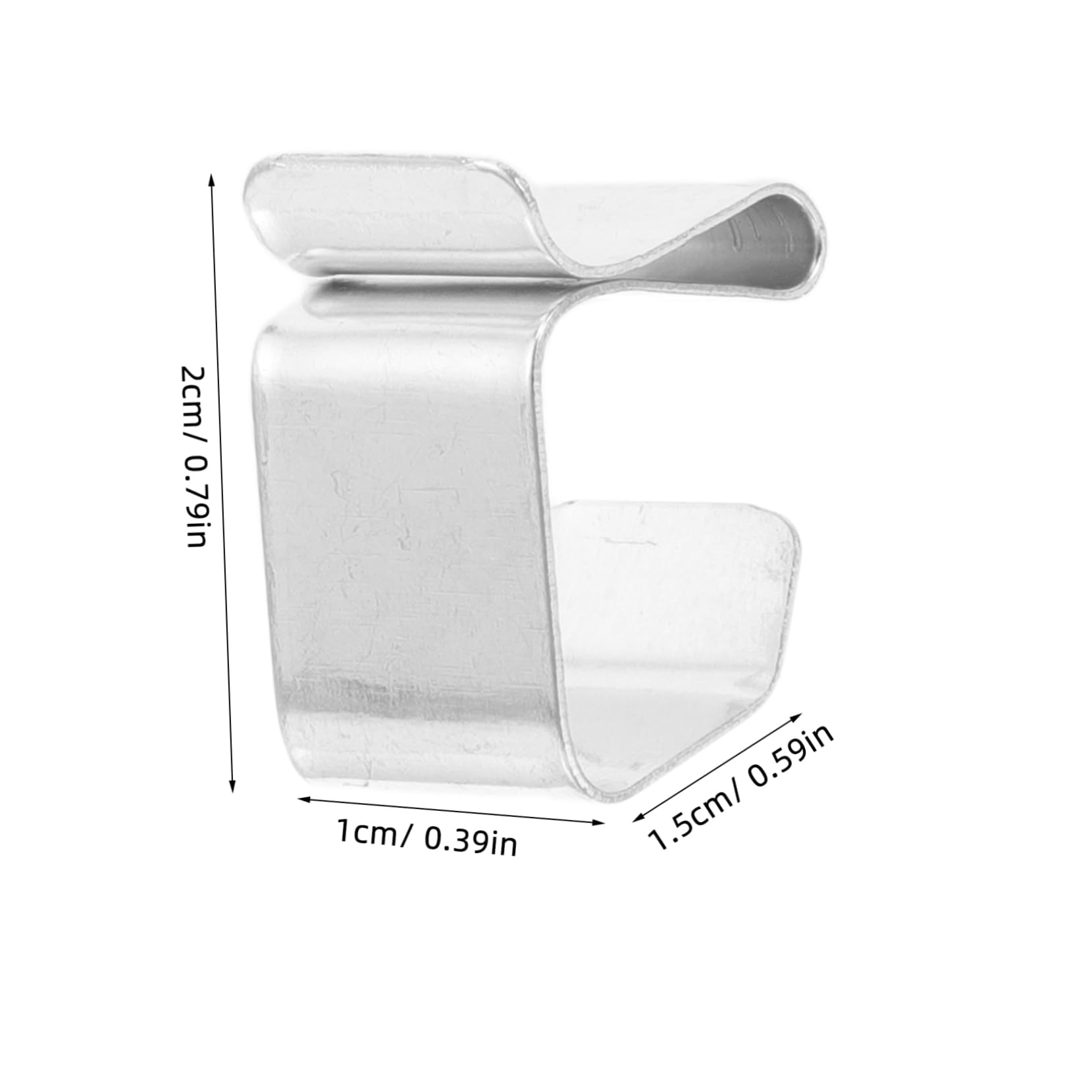 VILLCASE 50pcs Gutter Hooks for Christmas Lights Heavy Duty Metal Roof Clips for Outdoor Seasonal Lighting Weather-Resistant String Light Hangers for Yards Gardens and Patios