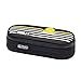 Produktbild Herlitz Faulenzer Etui Federmäppchen, 22 cm, Smiley Black & Yellow Stripes