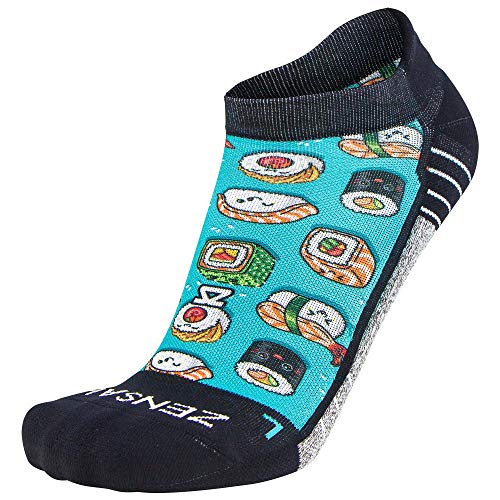 Image of Zensah Limited Edition No-Show Running Socks - Anti-Blister Comfortable Moisture Wicking Sport Socks for Men and Women