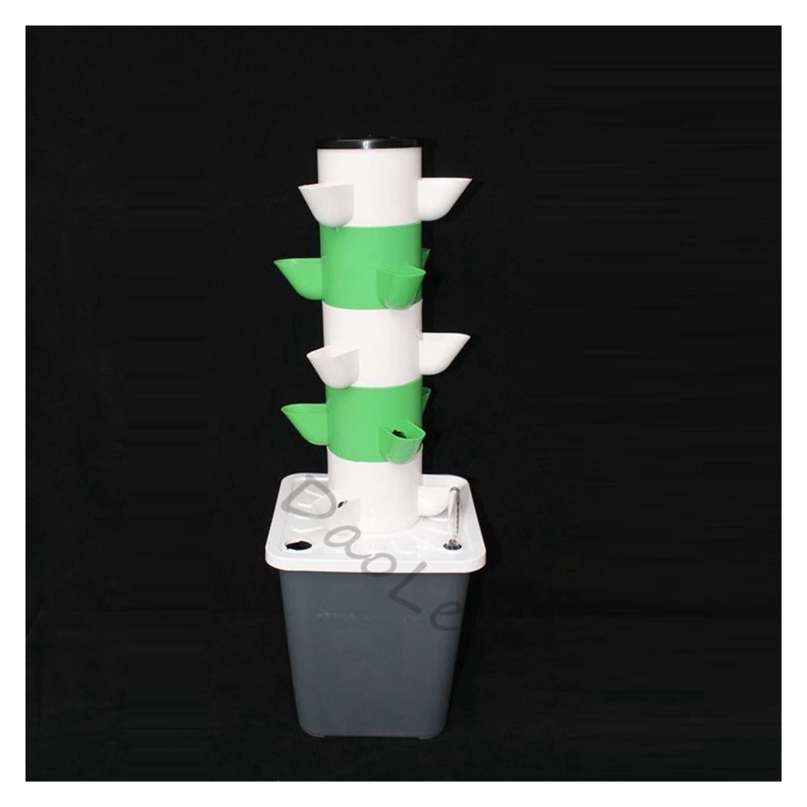 Sistema de cultivo hidropónico Kits de cultivo hidropónico sin suelo for jardín, columna de plantación dimensional for balcón, copas de colonización PP, torre de cultivo de verduras Kit de cultivo hid