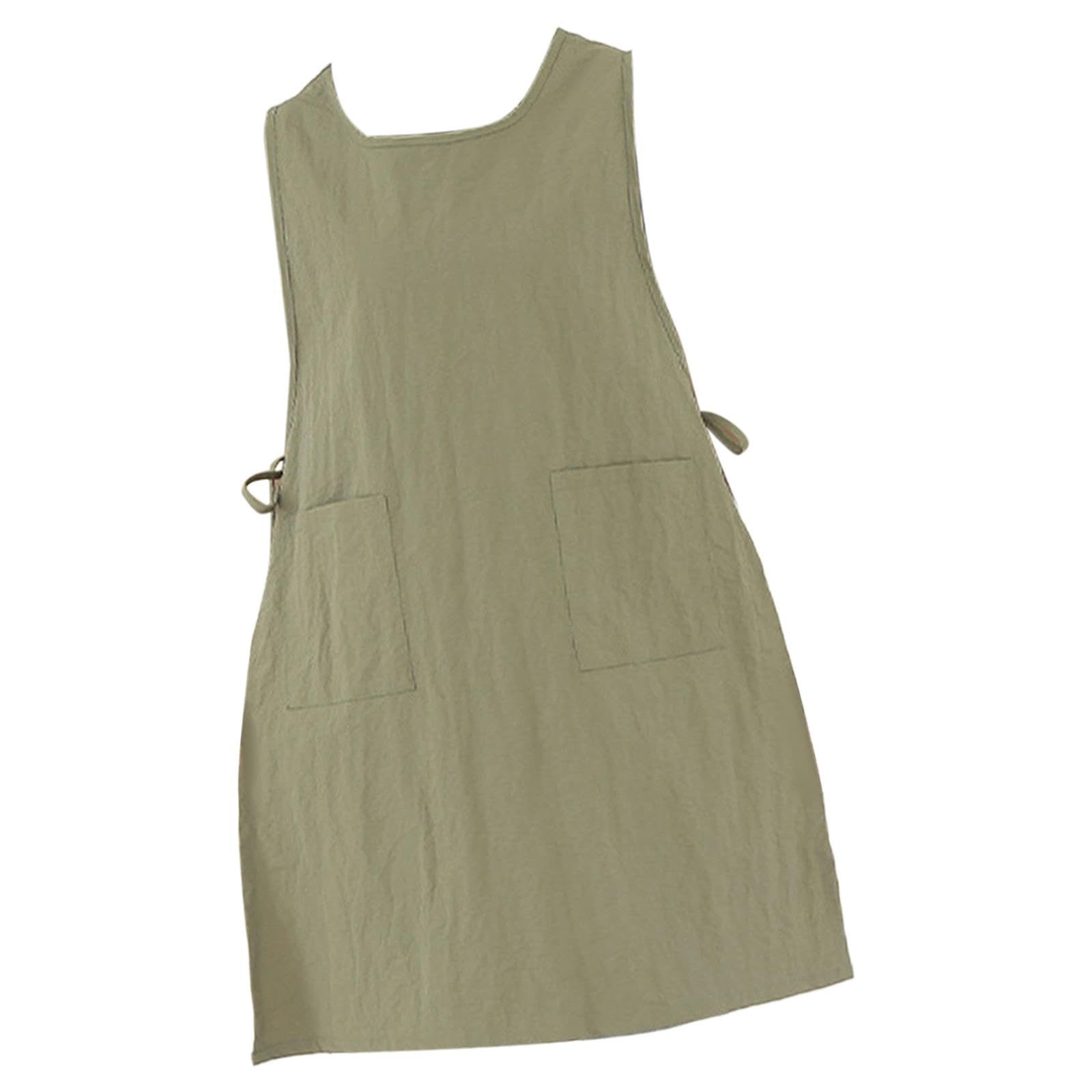 Tablier de jardinage et coiffure vert clair parfait au quotidien