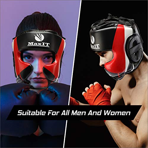 image for MaxIT Headguard for Boxing, MMA, Muay Thai, Karate, Martial Arts | Hea