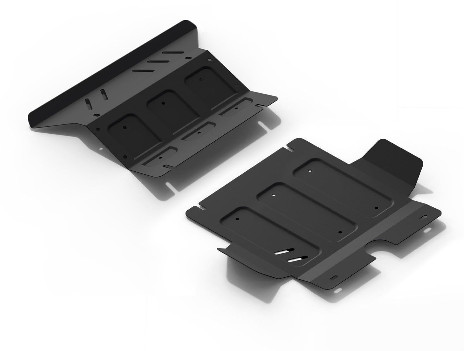 J&J AUTOMOTIVE Protection sous Moteur en Acier pour Toyota Hilux 2007-2015, Plaque de Protection de Châssis, Épaisseur 2 mm, 1x Protection Moteur