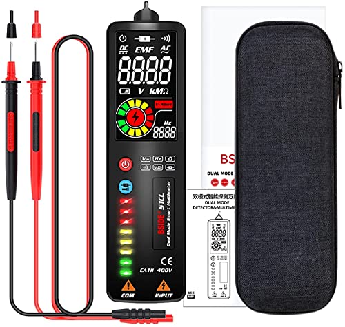 Testeur de batterie de voiture BSIDE 2,4'' Détecteur de tension LCD Circuit sans contact Testeur de tension Stylo Voltmètre Prise NCV Vérification du fil en direct Hz Ohm Continuit