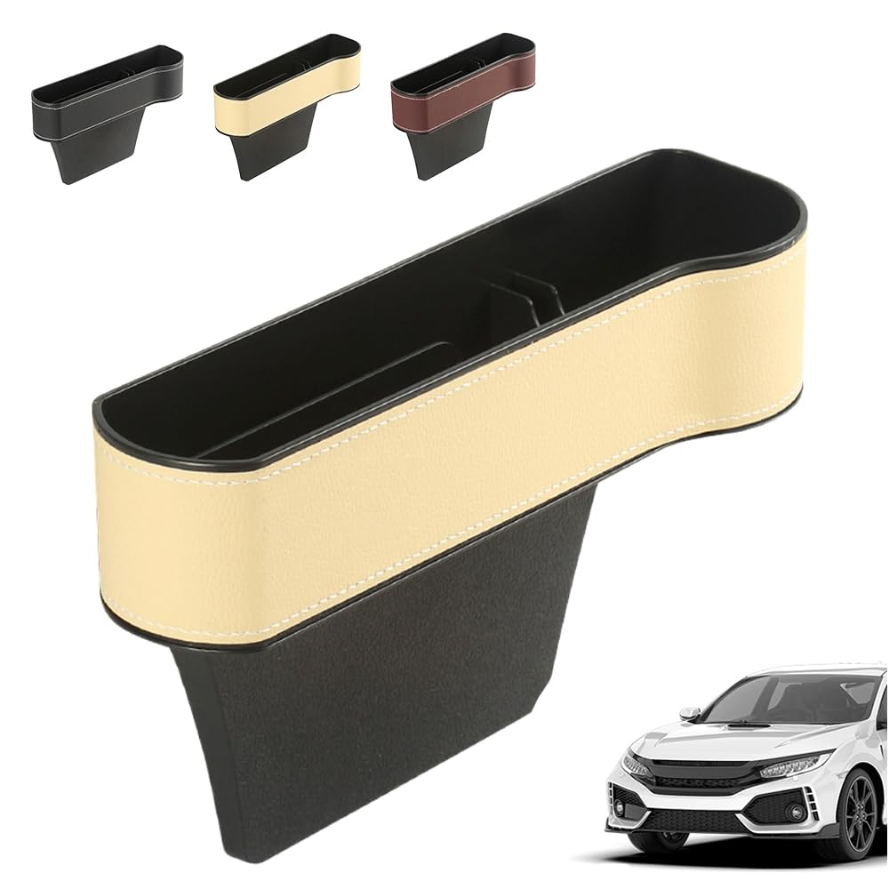 CHUOZI Car Seat Organizer, 2025 Multifunctional Gap Filler for Holding Phone, Sunglasses, Insert Organization Helps Reduce Distracted Driving (2 PCS Black)