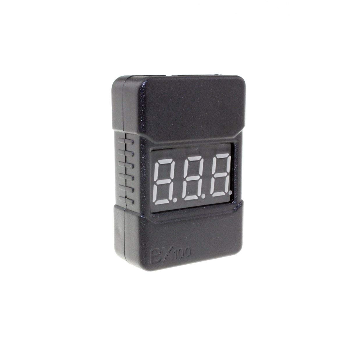 CentIoT - 1-8S 3.7-30V Lipo Li-ion LiFePo4 - 2 in 1 Battery Voltage Tester and Low Voltage Buzzer Alarm - for RC Helicopter Airplane Boat - with ABS Cover-image-44