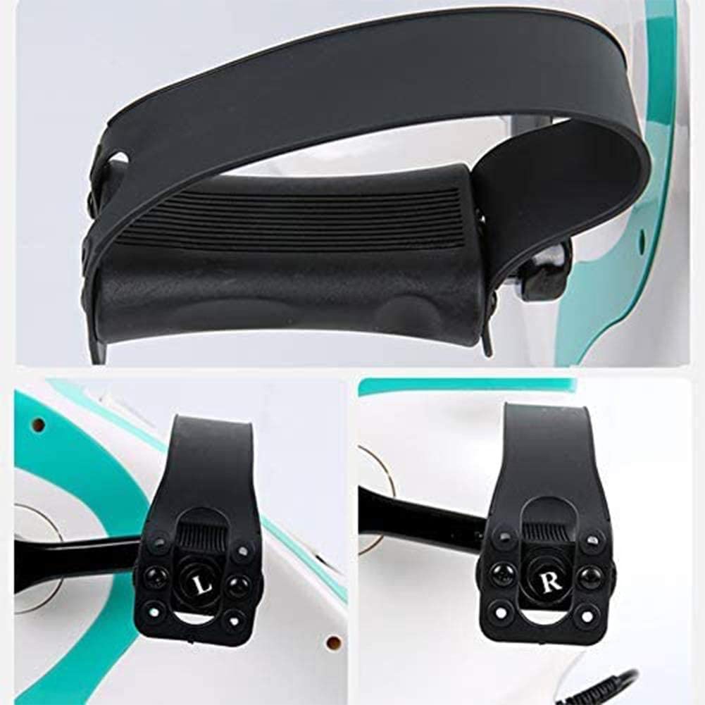 Rower treningowy pod biurkiem Mini rowerek do ćwiczeń ramion i nóg z wyświetlaczem LCD, rower treningowy w domu (bez wspornika)