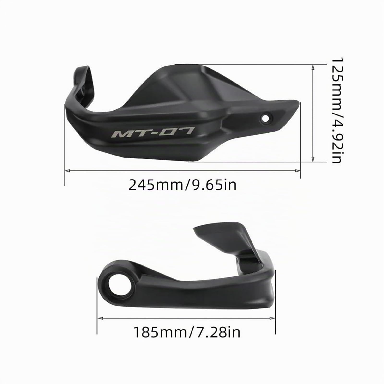 Aerodynamik Motorrad Handprotektoren Windschutzscheibe Handschutz Schutz Lenker Schild Für Yamaha MT07 FZ07 MT-07 FZ-07 2014-2024