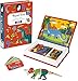 Janod Magnetibook 51 pc Magnetic Dinosaur Mix and Match Game - Ages 3+ - J02590
