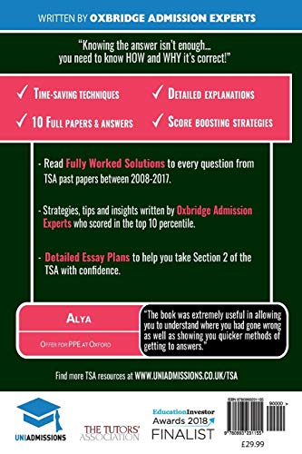 TSA Past Paper Worked Solutions: 2008 - 2016