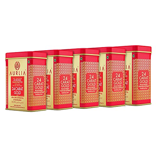 Image of 24 Carat Gold Ayurvedic Handcrafted Bathing Bar For All Skin Types -100g* 2pcs (200g)