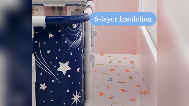 Portable Foldable Bathtub,Separate Family Bathroom SPA Tub,Soaking