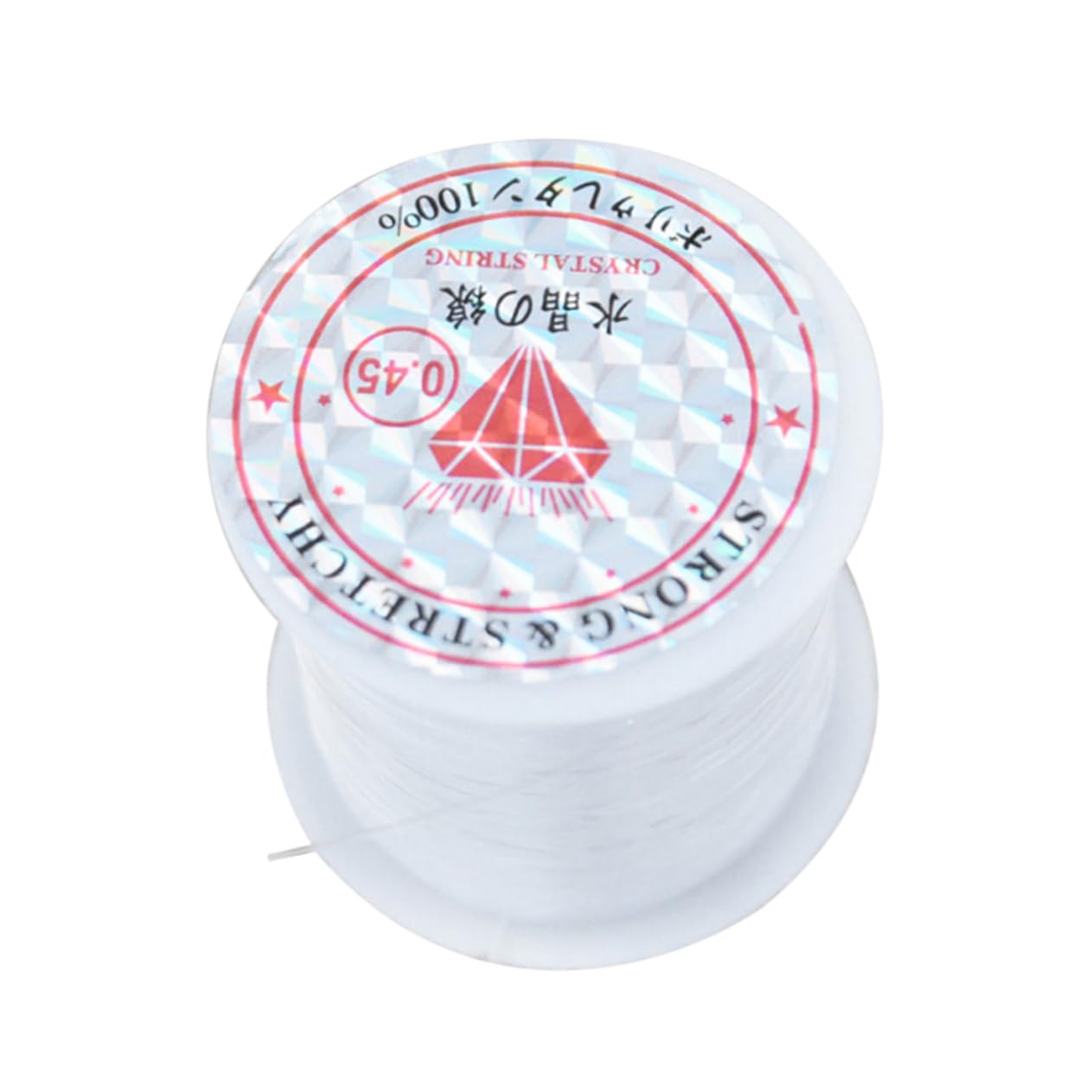 Abaodam Fil de Cristal pour Perles Cordon de Cristal pour Enfilage de Perles Création de Bijoux