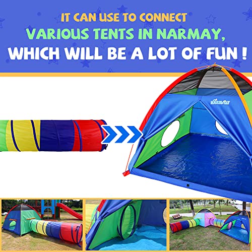 NARMAY® Tunnel de Jeu pour Enfants - pour intérieur et extérieur - 48 x 183 cm – Image 8