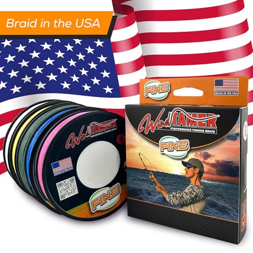 Fins FNS20WTB-300P Windtamer Braided Fishing Line - Versatile, Compact Braid For All Fisheries, Reduces Wind Knots And Rod Tip Wraps - High Performance 4-End Braid thumb #7
