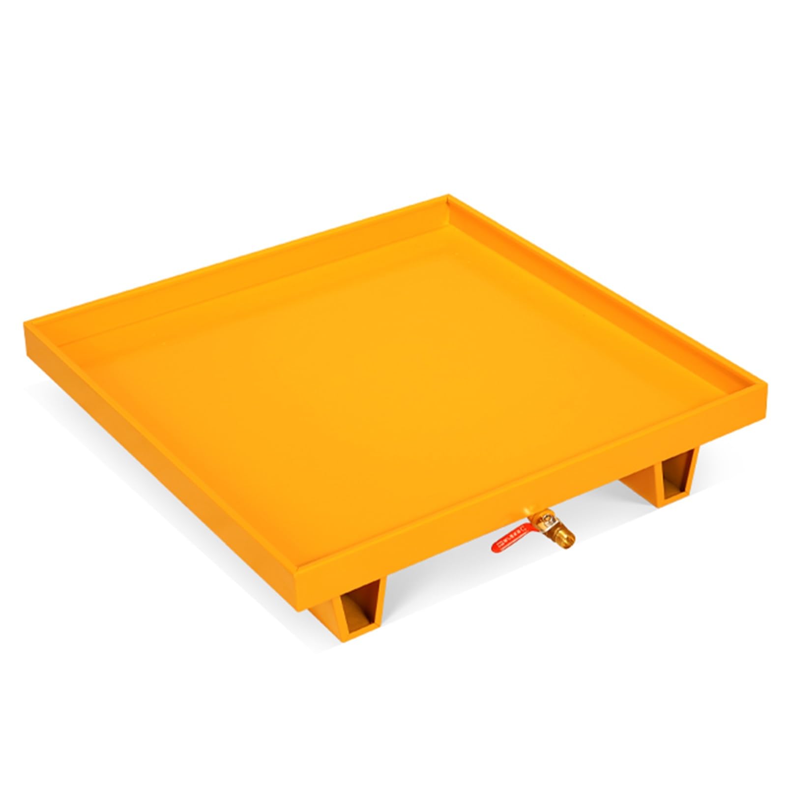XNXYSMKJ Spill-Proof Oil Tank Spill Tray with Drain,Large Spill Containment Pallet for Industrial Warehouses and Factories, Leak Proof Storage Platform,Versatile Spill Platforms (A 125x65x15CM)
