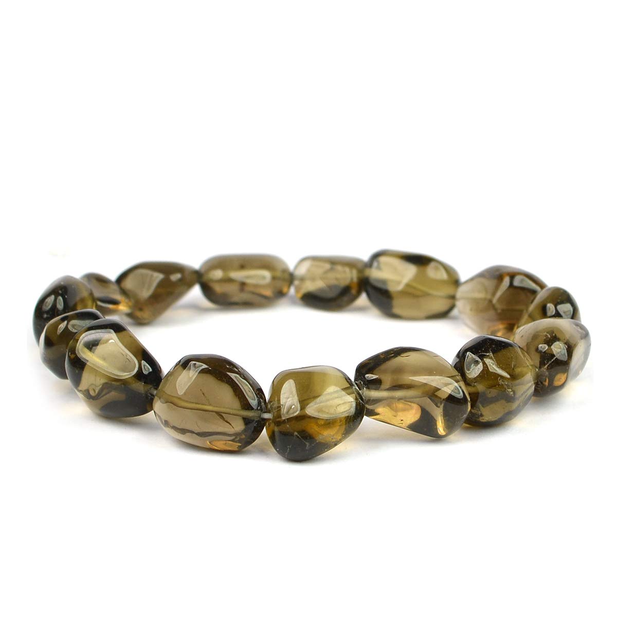 Crystu Smoky Quartz Bracelet Crystal Bracelet Tumble Bracelet for Reiki Healing and Crystal Healing Stone Bracelet (Color : Grey) (B07CRGGN3L) Amazon Price History, Amazon Price Tracker