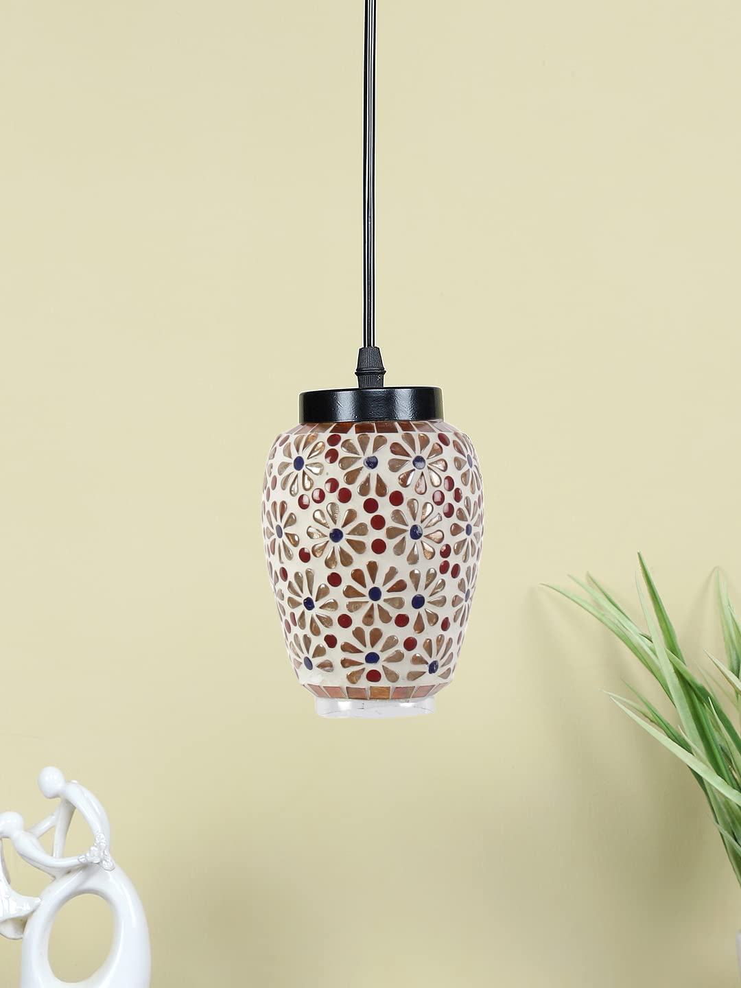 Devansh YHPL38, Multicolor Mosaic Glass Hanging Lamp-image-15
