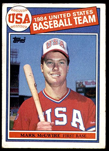 1985 Topps #401 Mark McGwire OLY RC