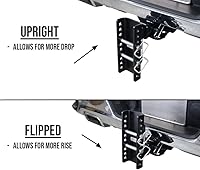 Vista 4 de Shocker XR - Enganche de pasador de horquilla con orificio de 1-1/4 pulgadas, se adapta a enganche de 2-1/2 pulgadas, elevación de 1.5