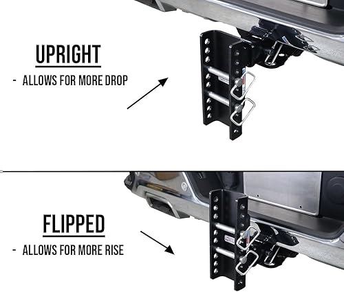 Miniatura 2 de Shocker XR - Soporte de bola con orificio de 1-14 pulgadas, se adapta a enganche de 2-12 pulgadas