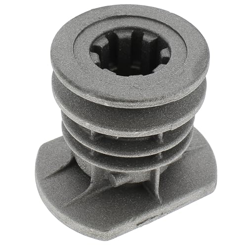 Greenstar Castelgarden, MAC GARDA – Buje de cuchilla cortapelos – Sustituye a origen 122465607/0, 122465607/1, 122465607/2, 122465607/3, 122465607/4 – H 68 mm, diámetro central 22,2 mm, profundidad