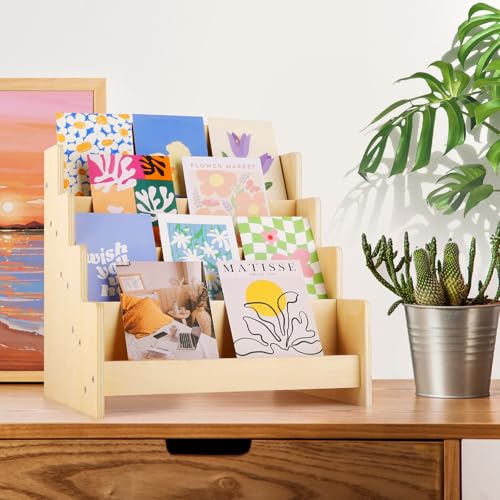 Exood DIS001 Greeting Card Organizer Display Stand ,Multi-Purpose Sticker Display Stand For Vendors , Counter Retail Display Rack thumb #1