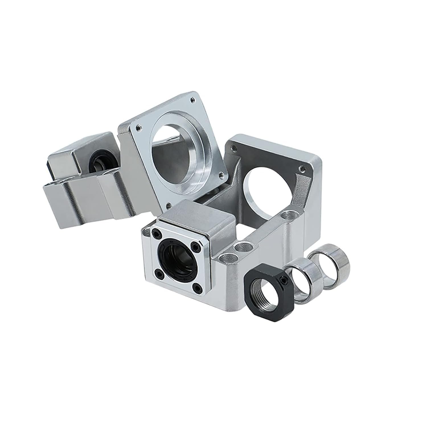 Supporto motore e blocco di supporto BK12 per servomotore Nema 24 e vite filettata a sfera SFU1604 SFU1605 SFU1610 come componenti CNC
