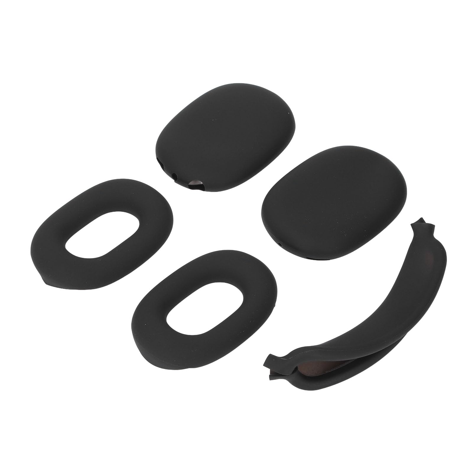 AUNMAS Custodia EVA per Cuffie, Cuscinetti in Silicone per Padiglioni,