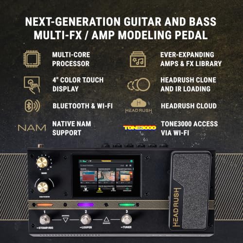 Image of HeadRush Flex Prime Electric Guitar Multi-Effects Pedal