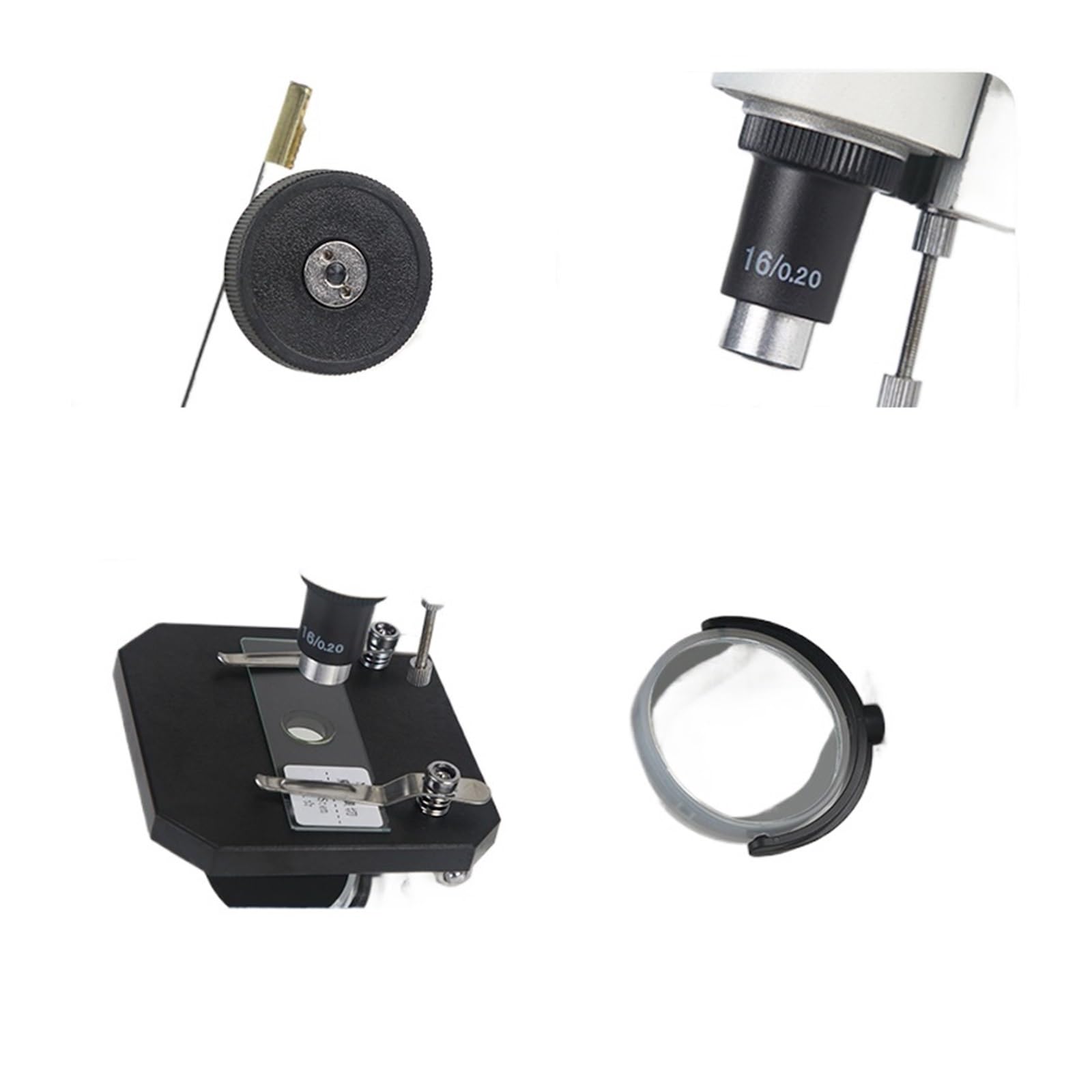 Microscopio ottico biologico HD identico al libro di testo, speciale for studenti della scuola primaria 200X, Strumenti ampiamente utilizzati