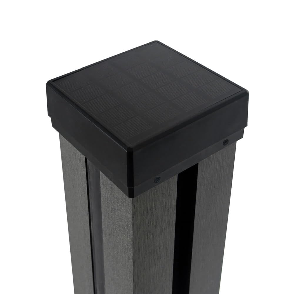 Home Deluxe Nutleiste mit Solar LED Beleuchtung DINA Deluxe - Menge: 4 | LED Nutleiste Gummi, Gummi Nutleiste mit LED, Flexible Nutleiste LED