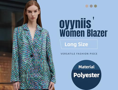 Women Casual Pinstripe Blazers Slim Work Fall Business Long Blazer Jackets Notch Lapel Office Suit Outerwear3