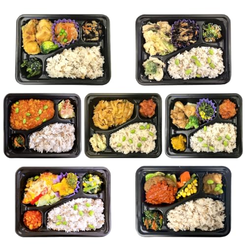 【ご飯付き(もち麦)弁当】 お惣菜おかわり 冷凍弁当 (バランスコース(7食)) 冷凍食品 御飯付き 弁当 冷凍 惣菜 おかず お惣菜