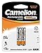 Produktbild Micro-Akku CAMELION 1,2 V, 1100 mAh, Typ AAA, NiMH, 2er Blister