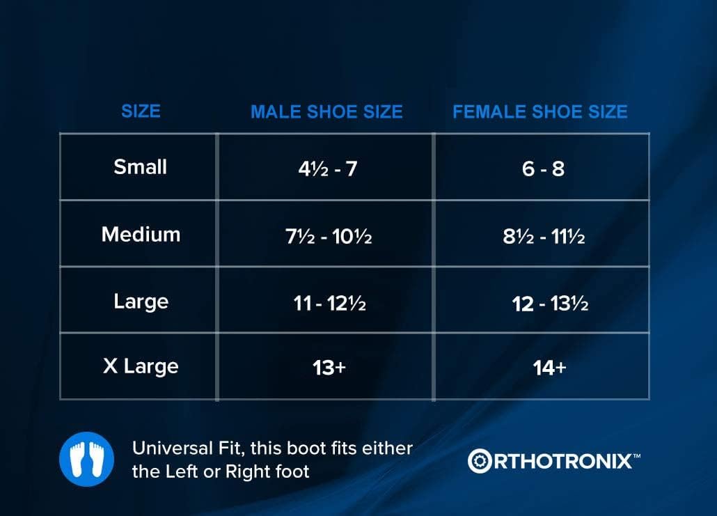 Closed-Toe Short Air Cam Walker Boot (Small)
