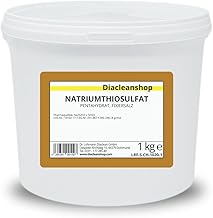 DIACLEANSHOP Natriumthiosulfat - Fixiersalz - Na2S2O3 pentahydrat Pharmaqualität 1kg