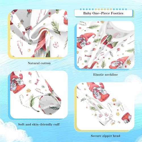 Dussdil Baby One-Piece Footies Newborn Rompers Pajamas Cotton Footed Pjs for Sleep Play Boys Girls 3 6 9 12 18 24m2