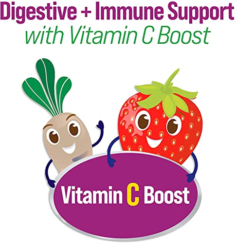 Culturelle Daily Probiotic for Kids + Veggie Fiber Gummies (Ages 3+) - 60 Count - Digestive Health & Immune Support – Berry Flavor with a Vitamin C Boost - Image 5