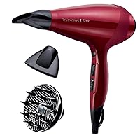 Remington Asciugacapelli Professionale 24000W - Griglia in Ceramica infusa di Proteine della Seta