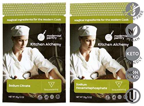 Sodium Citrate + Sodium Hexametaphosphate Value Pack âŠ˜ Non-GMO â˜® Vegan âœ¡ OU Kosher Certified - 100g/4oz