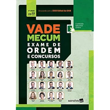 Capa do livro Vade Mecum exame de ordem e concursos