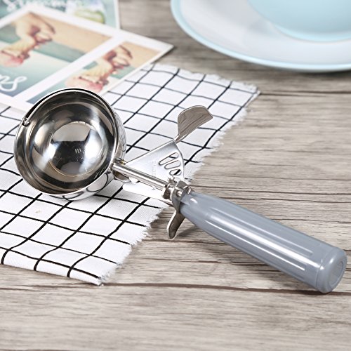 Kitchen ice ball spoon, stainless steel fruit cake dessert ice cream scoop - Image 3