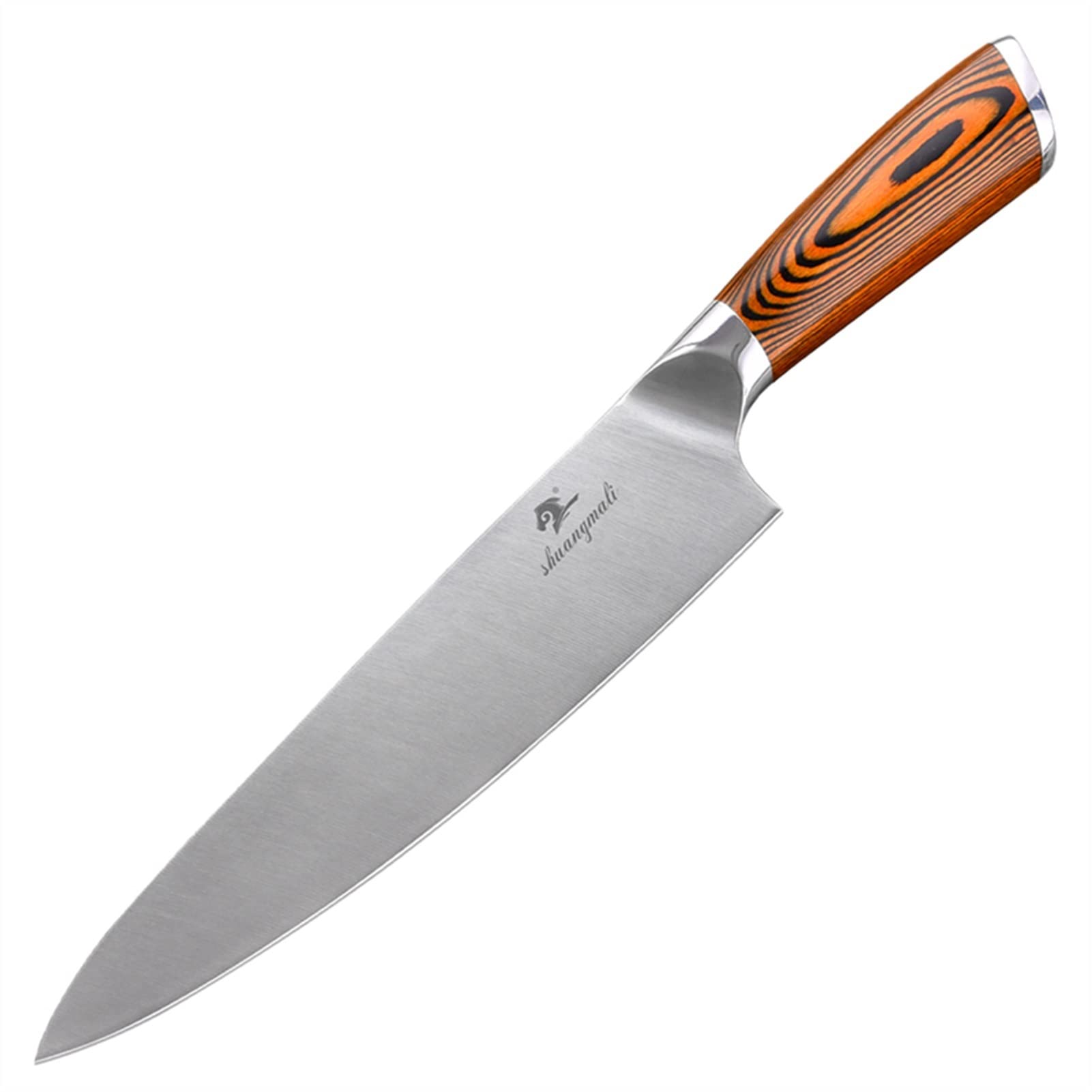 8 "Küchenchef Messer 5cr10 Edelstahl Schneidmesser Holz Griff Utility Kochen Kochkleber Fleischfilet Chefmesser Küchenmesser (Color : HP-HP-C1033, Kitchen Knife Size : 8 inch)