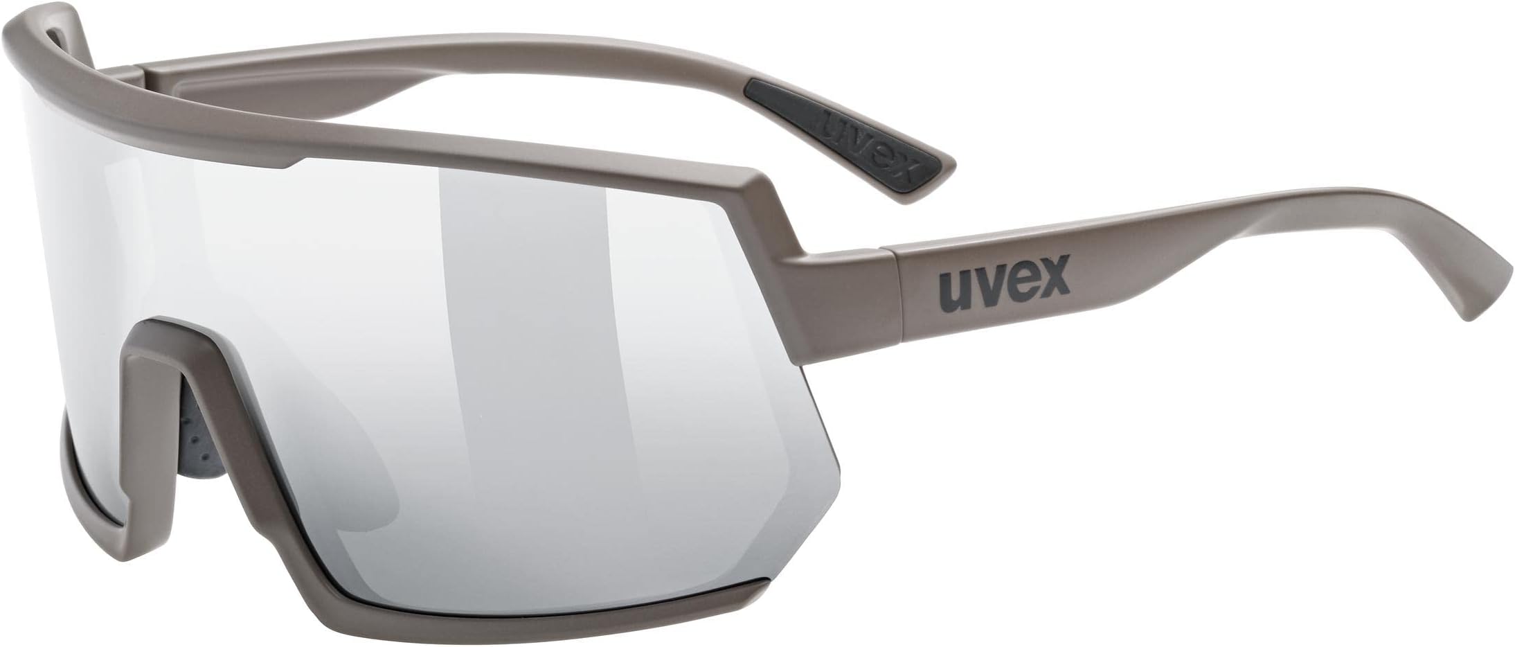 Uvexanti-fog sports sunglasses for hiking/running/cycling with UV protection, for women & men, sportstyle 235, Oak Brown Matte/Silver, one size