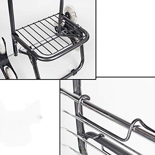 LDBDASA Shopping Trolley Leichter Treppenklettern-Klappwagen Mit Großer Kapazität Wasserdichte Tasche – Bild 5