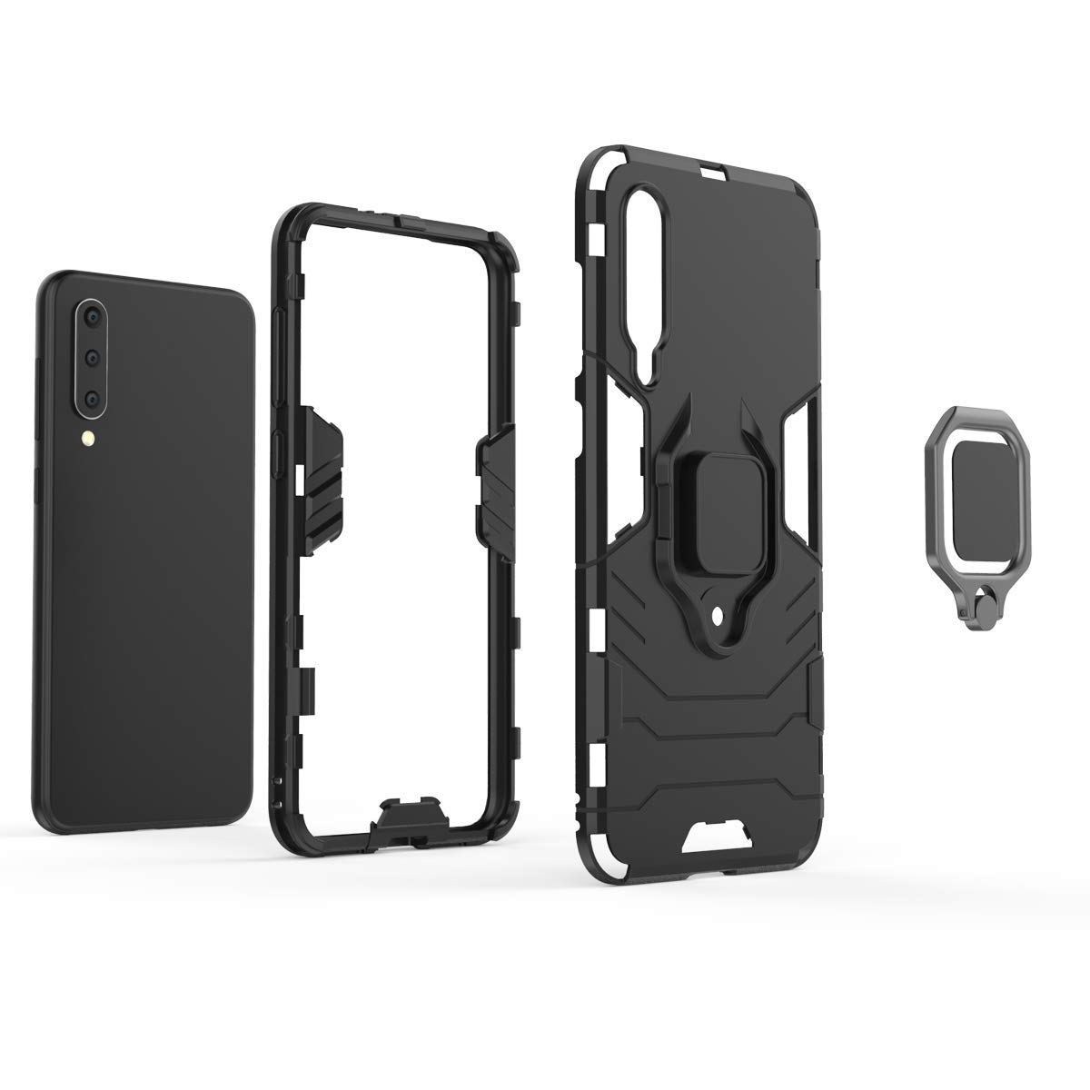 Xiaomi Mi 9 SE Case, ZCHENG [2 in 1] 360-degree Rotating Bracket